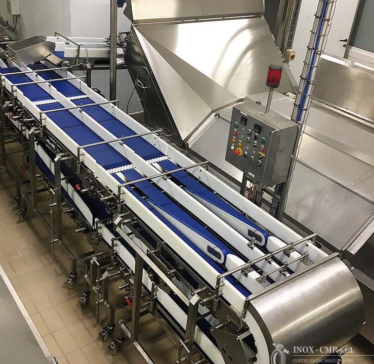 Belt Conveyors - INOX - CMP s.r.l. Designed and manufactured in the Italian plants of Inox | Cmp srl of Latina